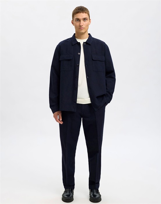 Straight Leroy Linen Bukser 